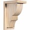 Ekena Millwork Ridgewood Smooth Corbel w/Backplate, Douglas Fir, 5 1/2"W x 8"D x 12"H COR06X08X12RID01SDF - alternate 1